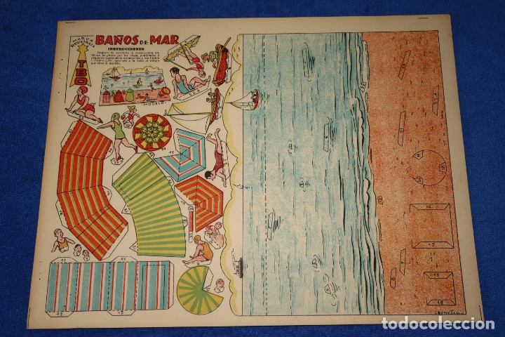 Coleccionismo recortables: Recortable - Balos de Mar - Ediciones TBO - Foto 1