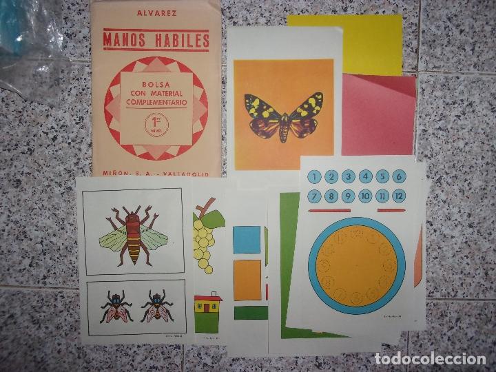 Coleccionismo recortables: MANOS HABILES .- BOLSA CON MATERIAL COMPLEMENTARIO. - Foto 1
