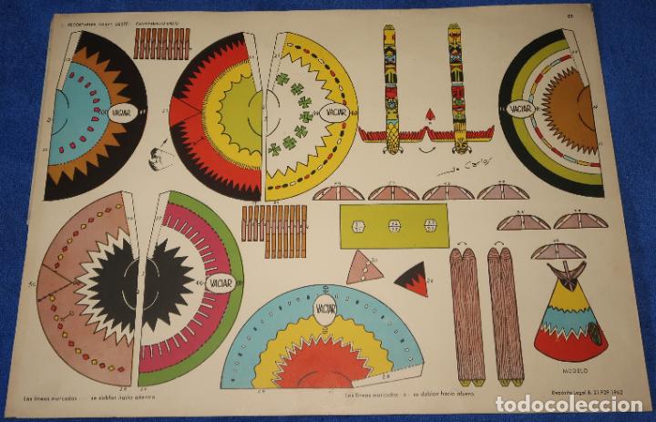 Coleccionismo recortables: Campamento Indio - Oeste - Toray (1962) - Foto 1