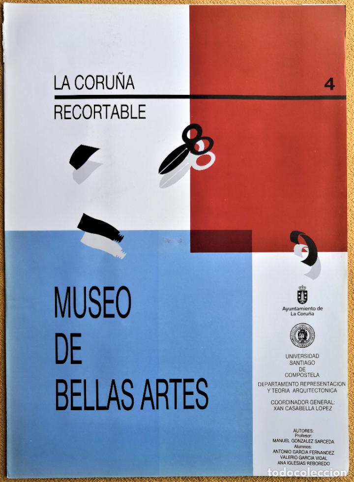 Coleccionismo recortables: RECORTABLE EDIFICIO MUSEO DE BELLAS ARTES. LA CORU&Ntilde;A - Foto 4