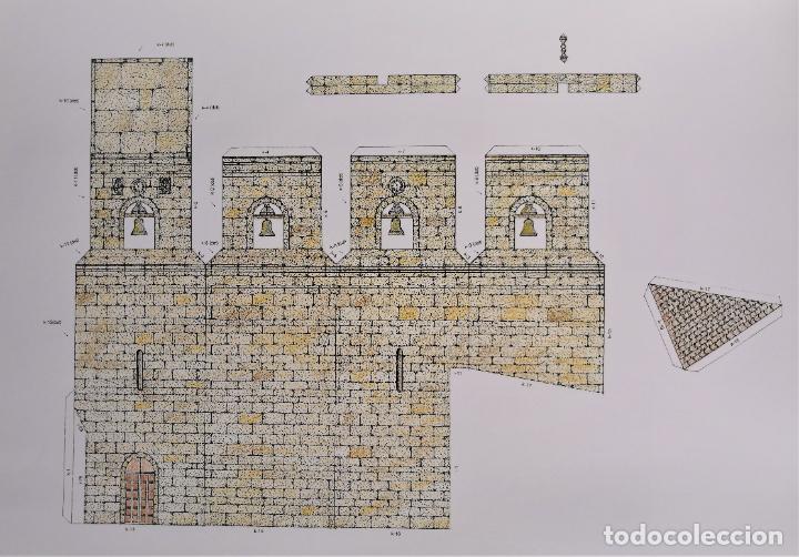 Coleccionismo recortables: RECORTABLE IGLESIA DE SANTIAGO LA CORU&Ntilde;A - Foto 3