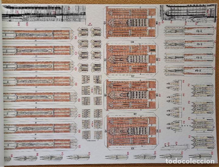 Coleccionismo recortables: RECORTABLE TORRE DE NUESTRA SE&Ntilde;ORA EN  AMMERSFOORT  (HOLANDA)  1989 - Foto 3