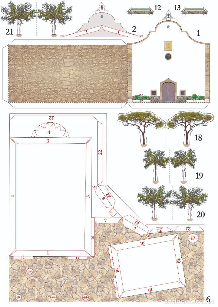 Coleccionismo recortables: MAQUETA RECORTABLE DE LA ERMITA DE SANT JOAN DEL CODOLAR ( TARRAGONA ) - Foto 3