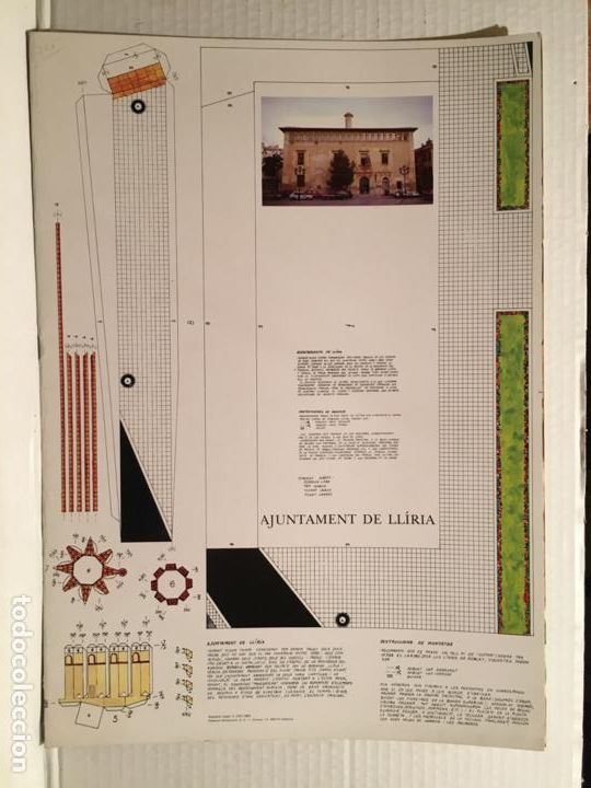 Coleccionismo recortables: RECORTABLE AYUNTAMIENTO DE LLIRIA - Foto 1