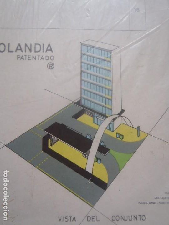 Coleccionismo recortables: MICROLANDIA - GASOLINERA - ROGUM - 1963 - Foto 1