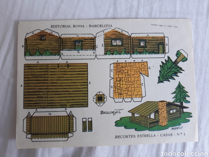 Coleccionismo recortables: Recortables Estrella - casas 1 - Foto 1