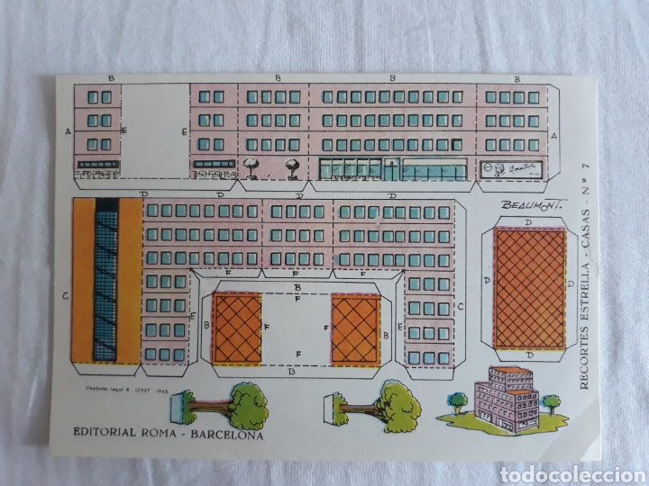 Coleccionismo recortables: Recortables Estrella - casas 7 - Foto 1
