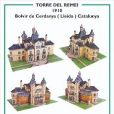 Coleccionismo Recortables: MAQUETA RECORTABLE DE LA TORRE DEL REMEI ( BOLVIR DE CERDANYA). Lote 364109251