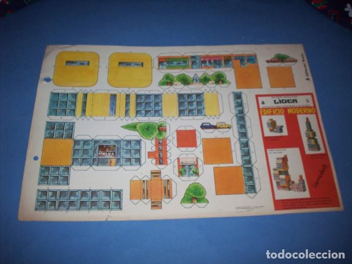 Coleccionismo recortables: recortes modulares lider 5 edificio moderno - Foto 1