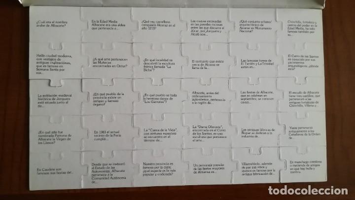 Coleccionismo recortables: PUZZLE TEST DIPUTACI&Oacute;N DE ALBACETE 1987 - Foto 5