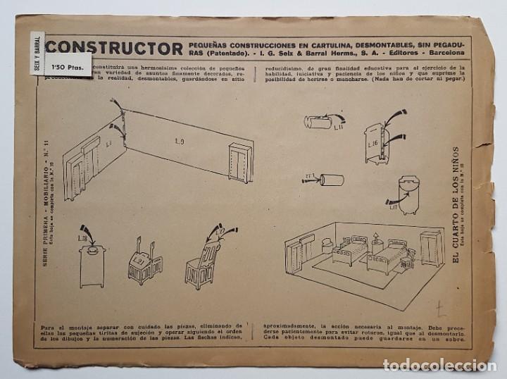 Coleccionismo recortables: Constructor. Seix Barral, Barcelona, N&ordm;11. - Foto 2