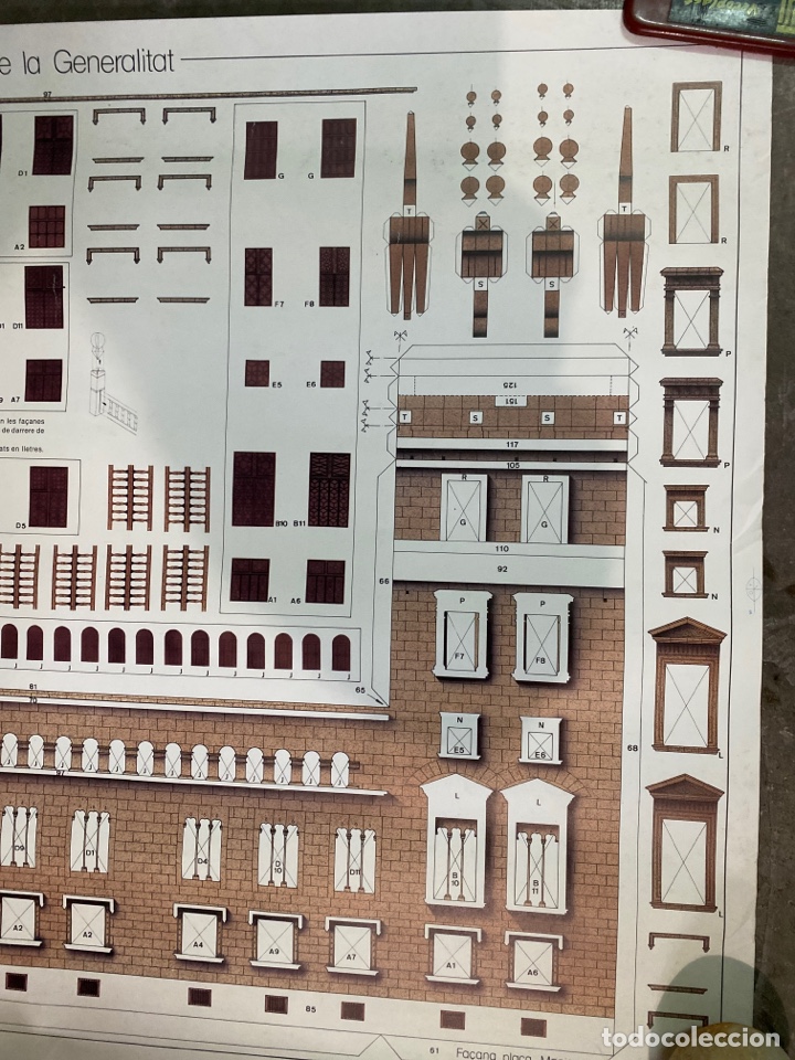 Coleccionismo recortables: Recortable PALAU DE LA GENERALITAT - Foto 4