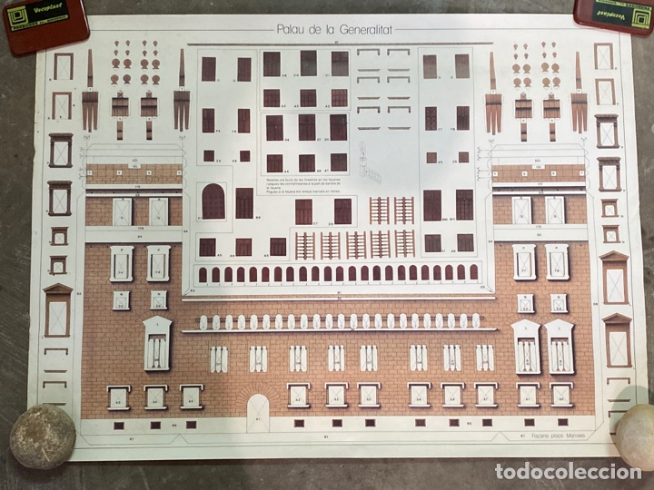 Coleccionismo recortables: Recortable PALAU DE LA GENERALITAT - Foto 1