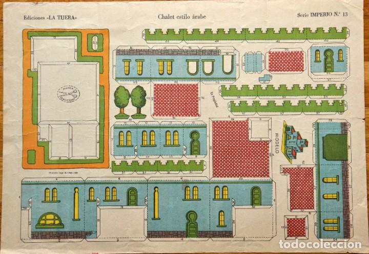 Coleccionismo recortables: Recortable Chalet estilo &aacute;rabe - Foto 1