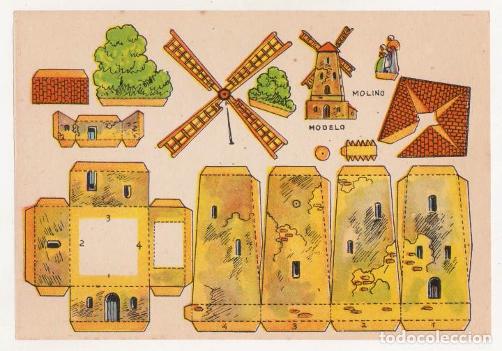 Coleccionismo recortables: RECORTABLES CONSTRUCCIONES - MOLINO - PERFECTO ESTADO - Foto 1