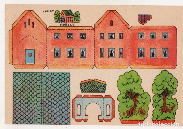 Coleccionismo recortables: RECORTABLES CONSTRUCCIONES - CHALET - PERFECTO ESTADO - Foto 1