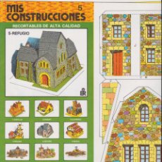 Coleccionismo Recortables: MIS CONSTRUCCIONES – RECORTABLES – Nº5 REFUGIO - EDITORIAL ROMA, 1979. Lote 286321938