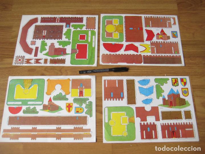 Coleccionismo recortables: LOTE DE 7 RECORTABLES DE CASTILLOS SIN MARCA - Foto 2