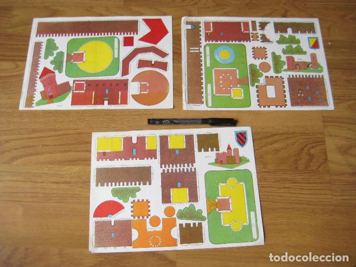 Coleccionismo recortables: LOTE DE 7 RECORTABLES DE CASTILLOS SIN MARCA - Foto 3