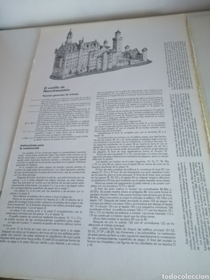 Coleccionismo recortables: Maqueta hecha Castillo Neuschwanstein - Foto 10