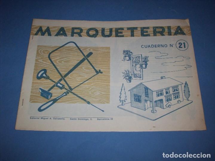 Coleccionismo recortables: marqueteria cuaderno n&ordm; 21 - Foto 1