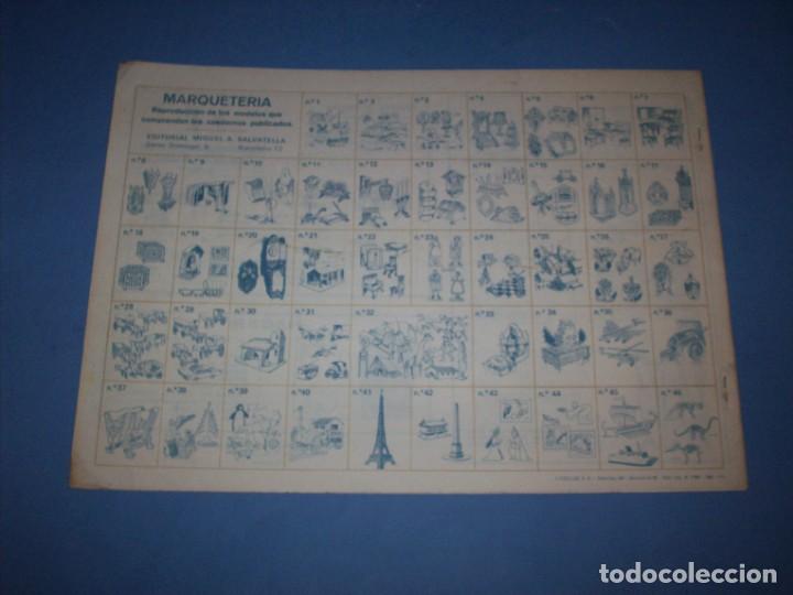 Coleccionismo recortables: marqueteria cuaderno n&ordm; 21 - Foto 3
