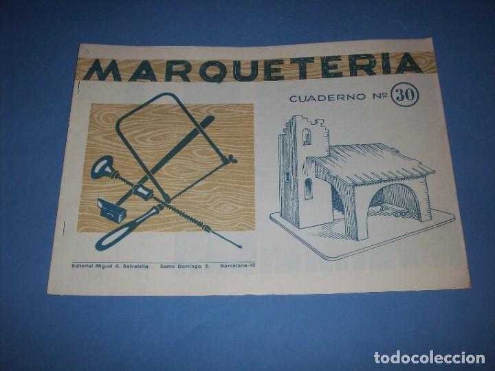 Coleccionismo recortables: marqueteria cuaderno n&ordm; 30 - Foto 1