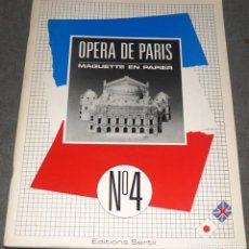 Coleccionismo Recortables: MAQUETA RECORTABLE DE LA OPERA DE PARIS. Lote 339419158