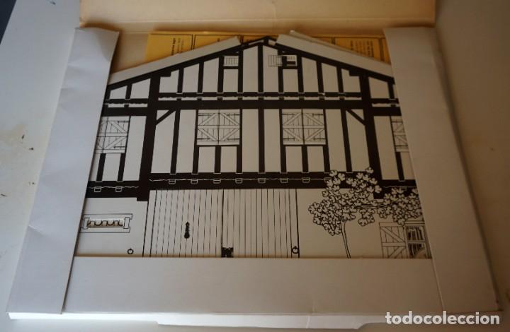 Coleccionismo recortables: GRAN MAQUETA RECORTABLE/MONTABLE DE CASERIO VASCO - Foto 2