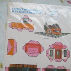 Coleccionismo Recortables: CONSTRUCCIONES RECORTABLES (2) CASA, GRÁFICAS LOGROÑO, 1981-24X34 CM.. Lote 341978143