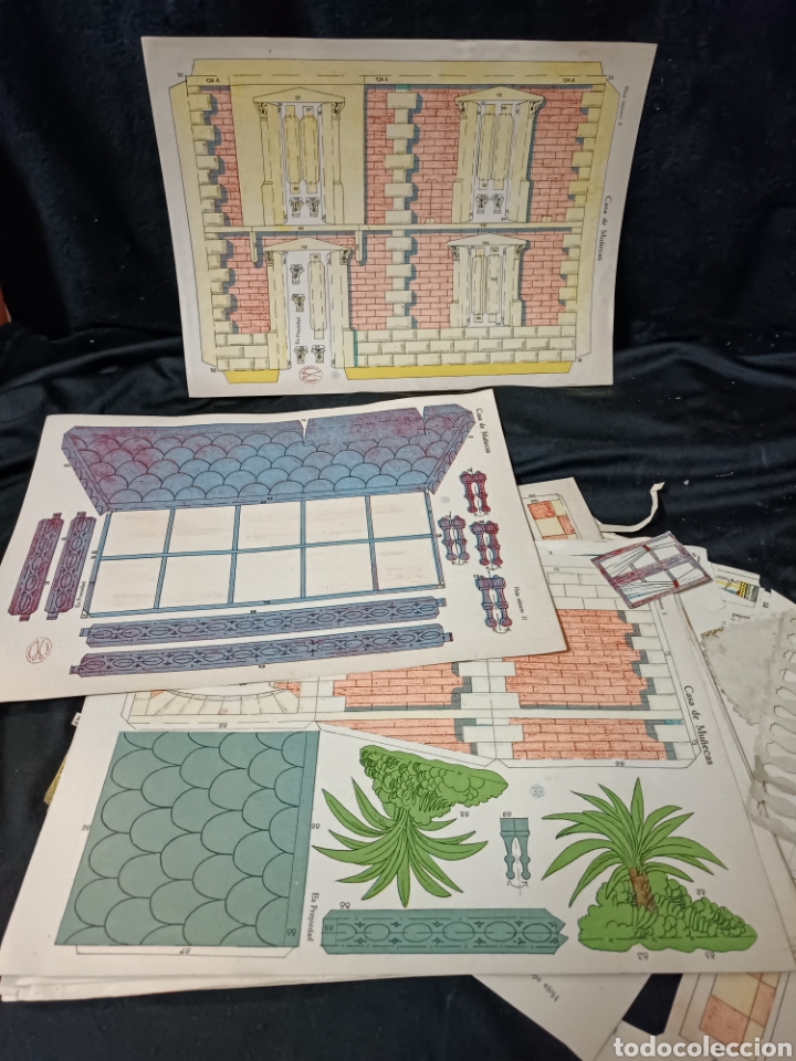 Coleccionismo recortables: Antiguo recortable casa de mu&ntilde;ecas La tijera - Foto 3