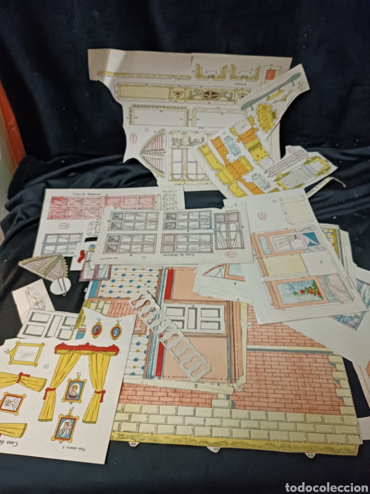 Coleccionismo recortables: Antiguo recortable casa de mu&ntilde;ecas La tijera - Foto 4