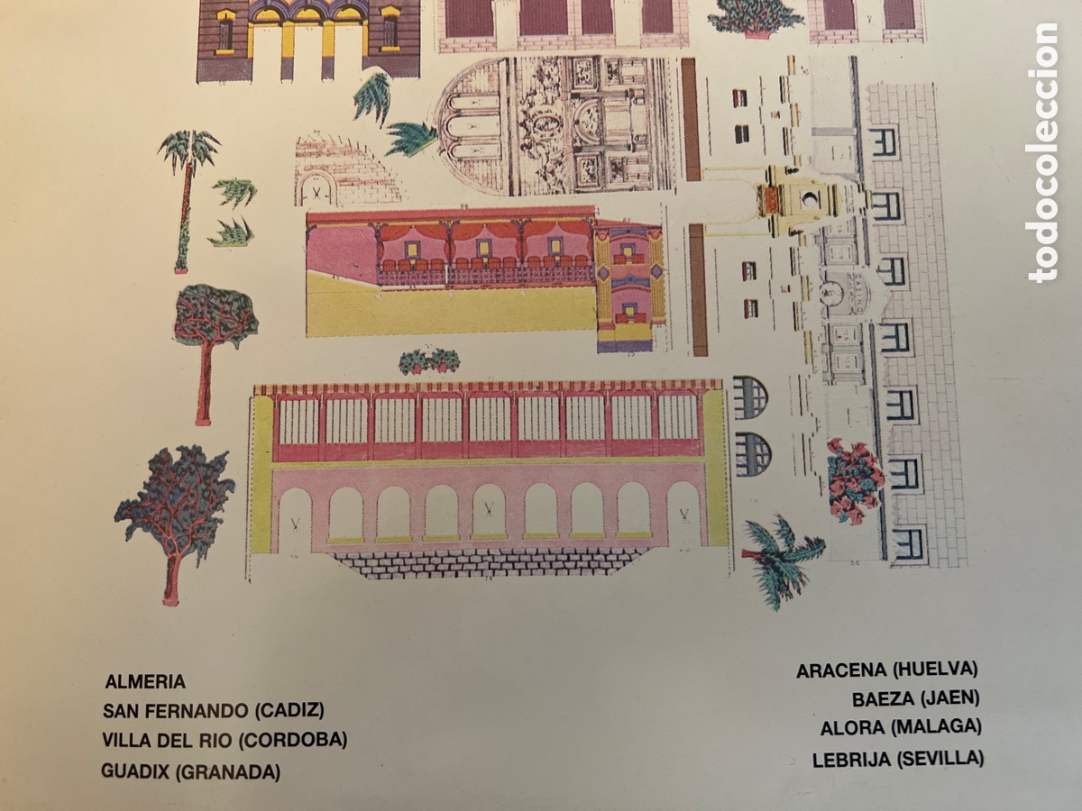 Coleccionismo recortables: 8 Recortables de Edificios Junta de Andalucia 1986 - Foto 4