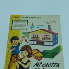 Coleccionismo Recortables: ARQUITECTURA INFANTIL Nº 5 - MI CASITA DE MÁLAGA - ED LA TIJERA 1962 - SABATÉS. Lote 377106034
