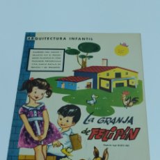 Coleccionismo Recortables: ARQUITECTURA INFANTIL Nº 7 - LA GRANJA DE FELIPÍN - ED LA TIJERA 1962 - SABATÉS. Lote 377106069