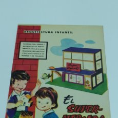 Coleccionismo Recortables: ARQUITECTURA INFANTIL Nº 8 - EL SUPERMERCADO - ED LA TIJERA 1962 - SABATÉS. Lote 377106124
