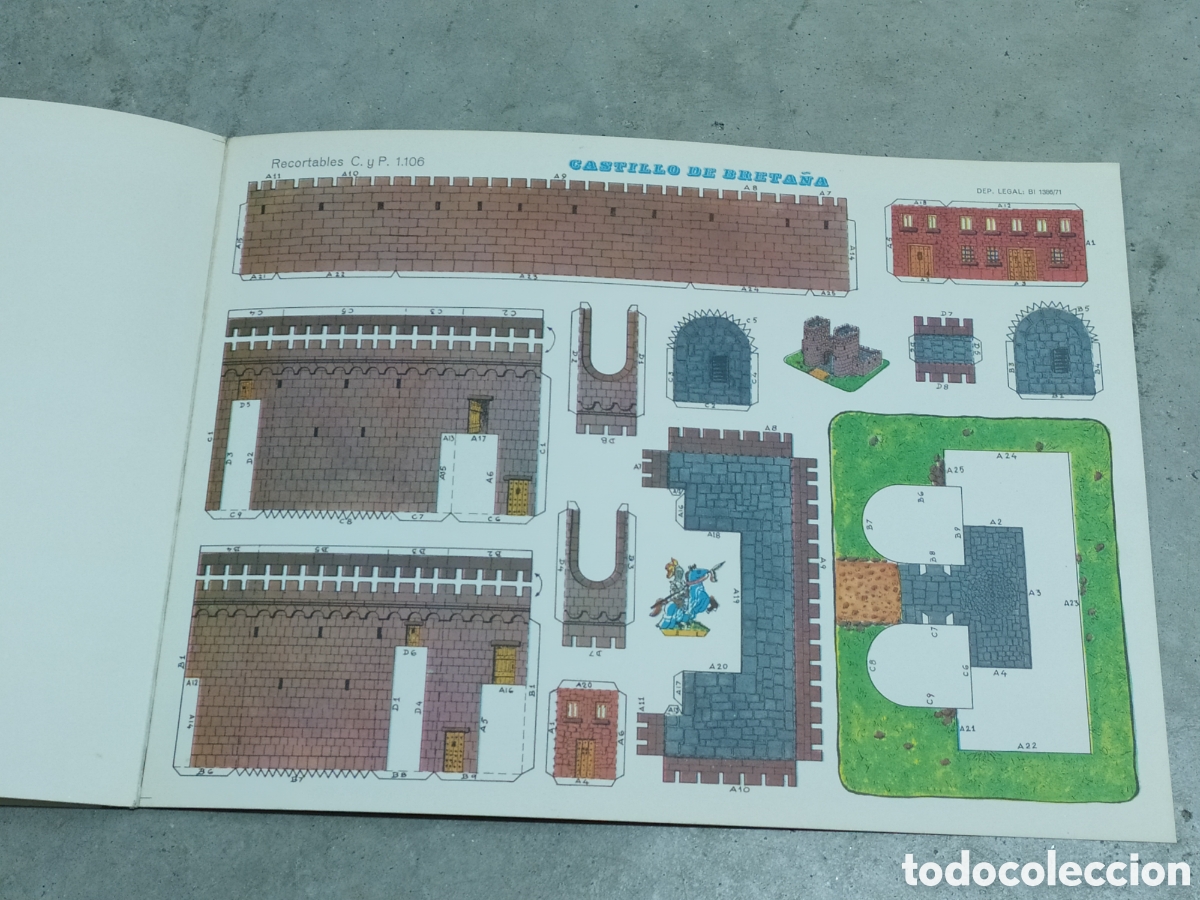 Coleccionismo recortables: CASTILLO DE BRETA&Ntilde;A RECORTABLE - ED. CULTURA Y PROGRESO - N&ordm; 1106 - Foto 1