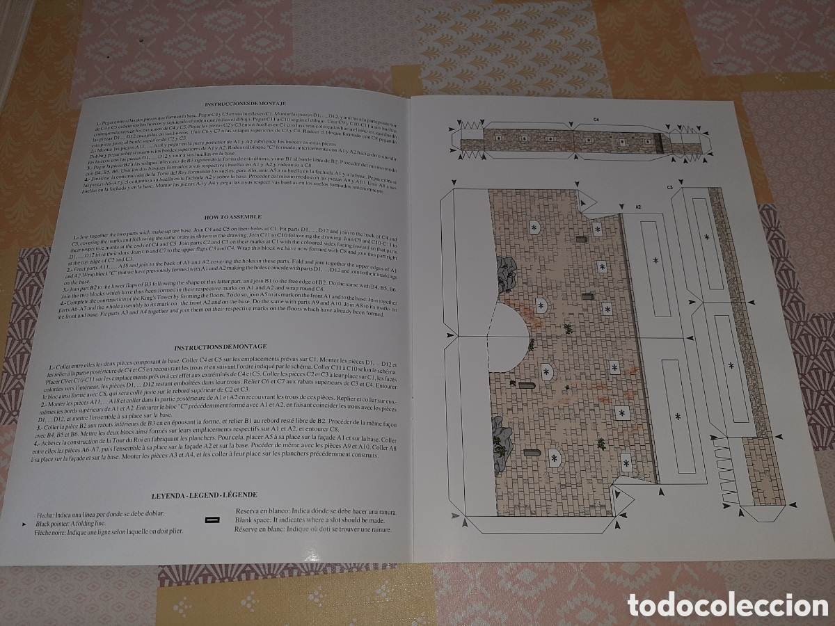 Coleccionismo recortables: Recortable de la Torre del Rey de Oropesa del Mar - Foto 2