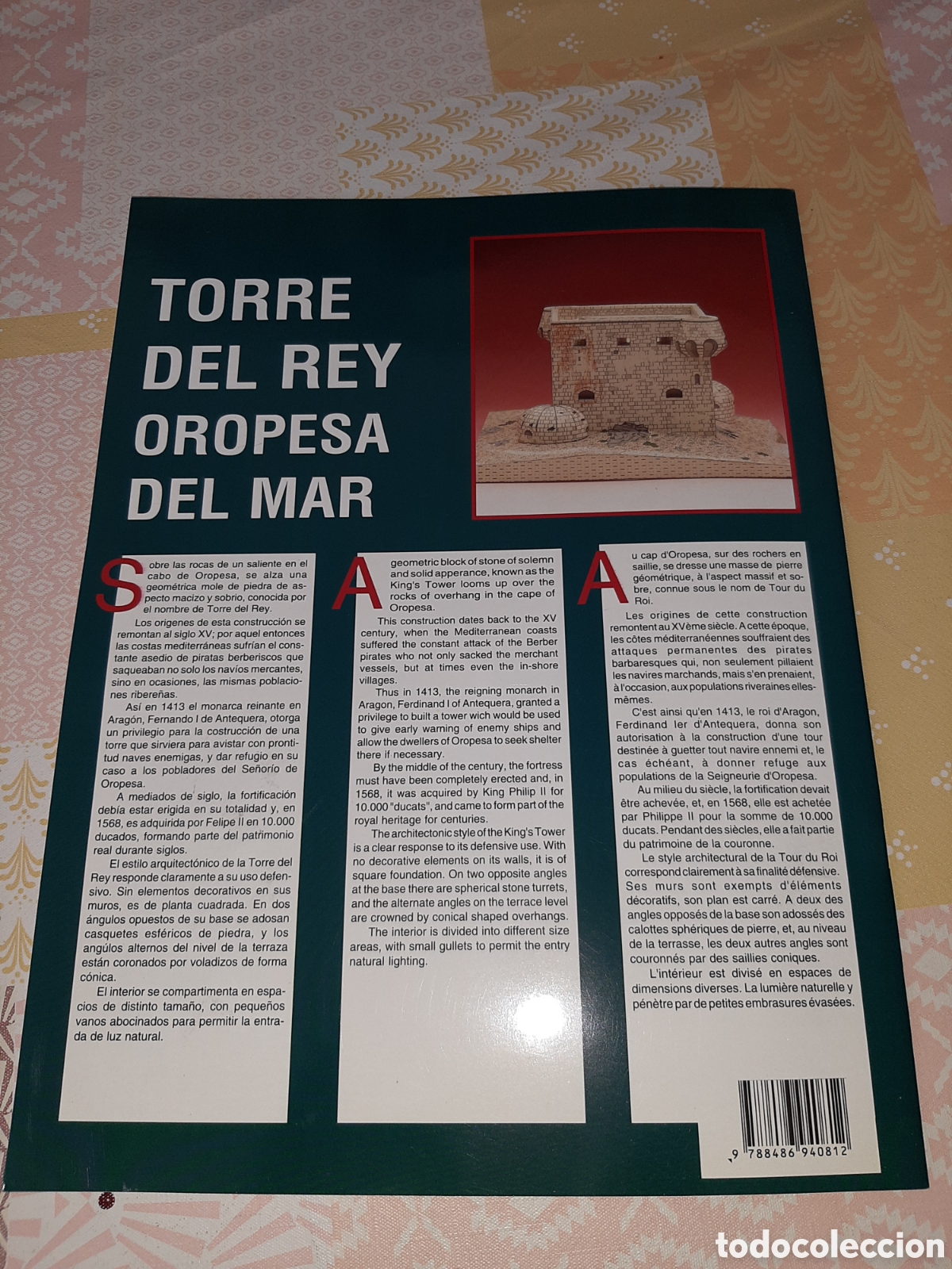 Coleccionismo recortables: Recortable de la Torre del Rey de Oropesa del Mar - Foto 11