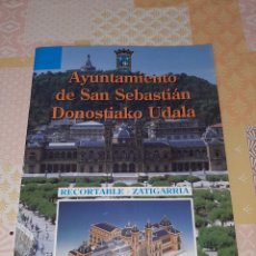 Coleccionismo Recortables: RECORTABLE AYUNTAMIENTO DE SAN SEBASTIÁN, DONOSTIAKO UDALA. Lote 378418569