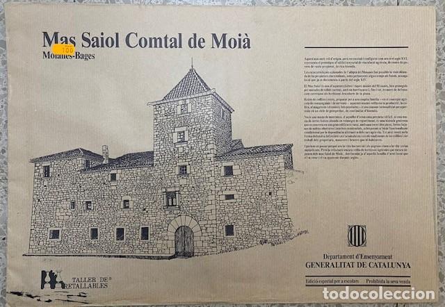 Coleccionismo recortables: RECORTABLE - RETALLABLE - MAS SAIOL COMTAL DE MOI&Agrave; - MOIAN&Egrave;S - Foto 2