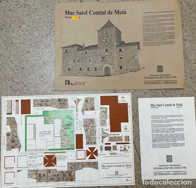 Coleccionismo recortables: RECORTABLE - RETALLABLE - MAS SAIOL COMTAL DE MOI&Agrave; - MOIAN&Egrave;S - Foto 1