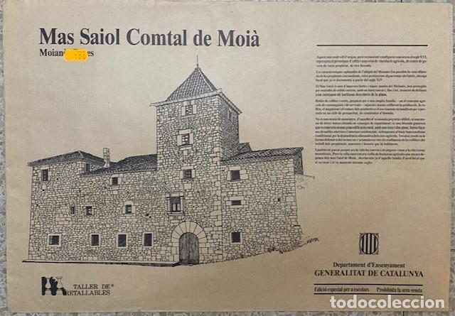 Coleccionismo recortables: RECORTABLE - RETALLABLE - MAS SAIOL COMTAL DE MOI&Agrave; - MOIAN&Egrave;S - Foto 3
