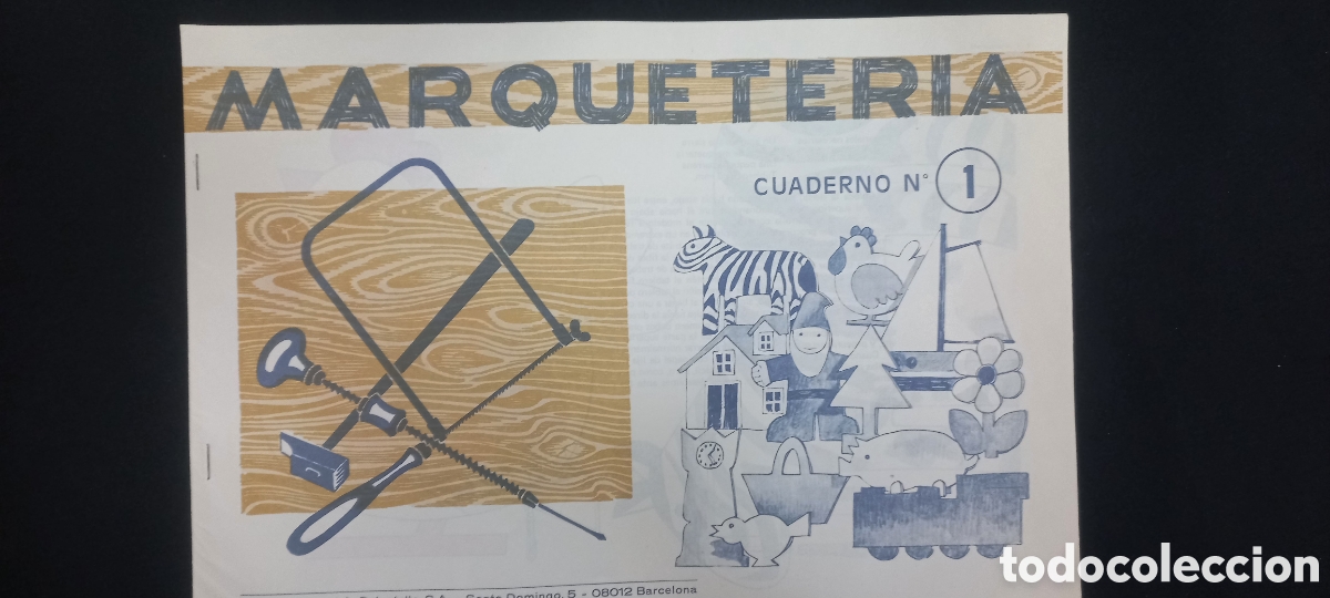 Coleccionismo recortables: CUADERNO MARQUETERIA SALVATELLA N&deg;1 - Foto 1