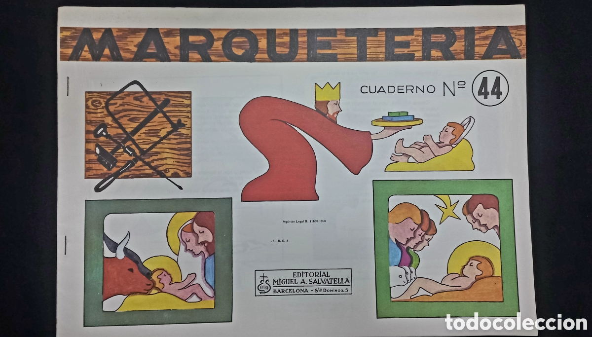 Coleccionismo recortables: CUADERNO MARQUETERIA SALVATELLA N&deg;44 - Foto 1