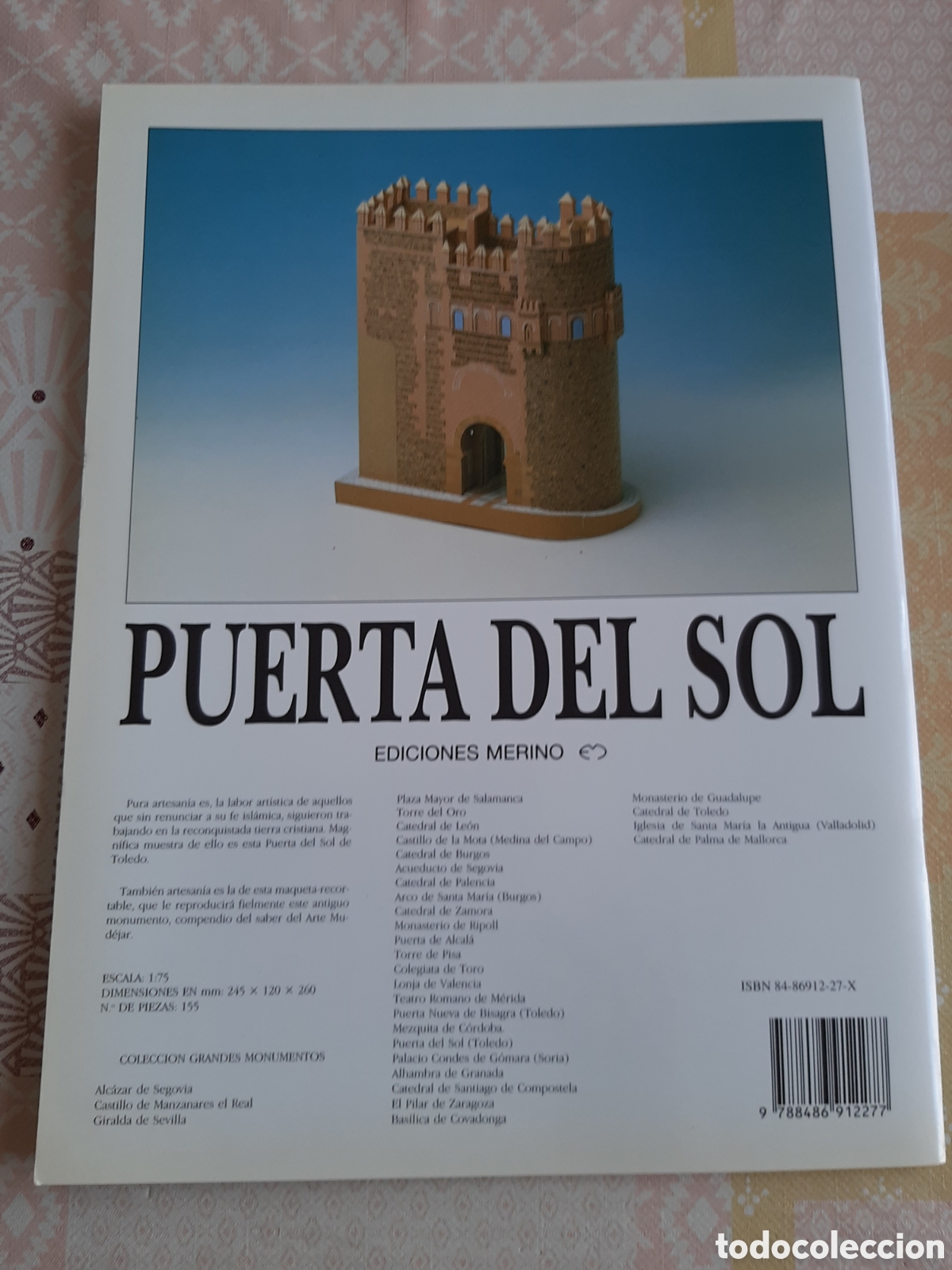 Coleccionismo recortables: Recortable de la Puerta del Sol de Toledo - Foto 2