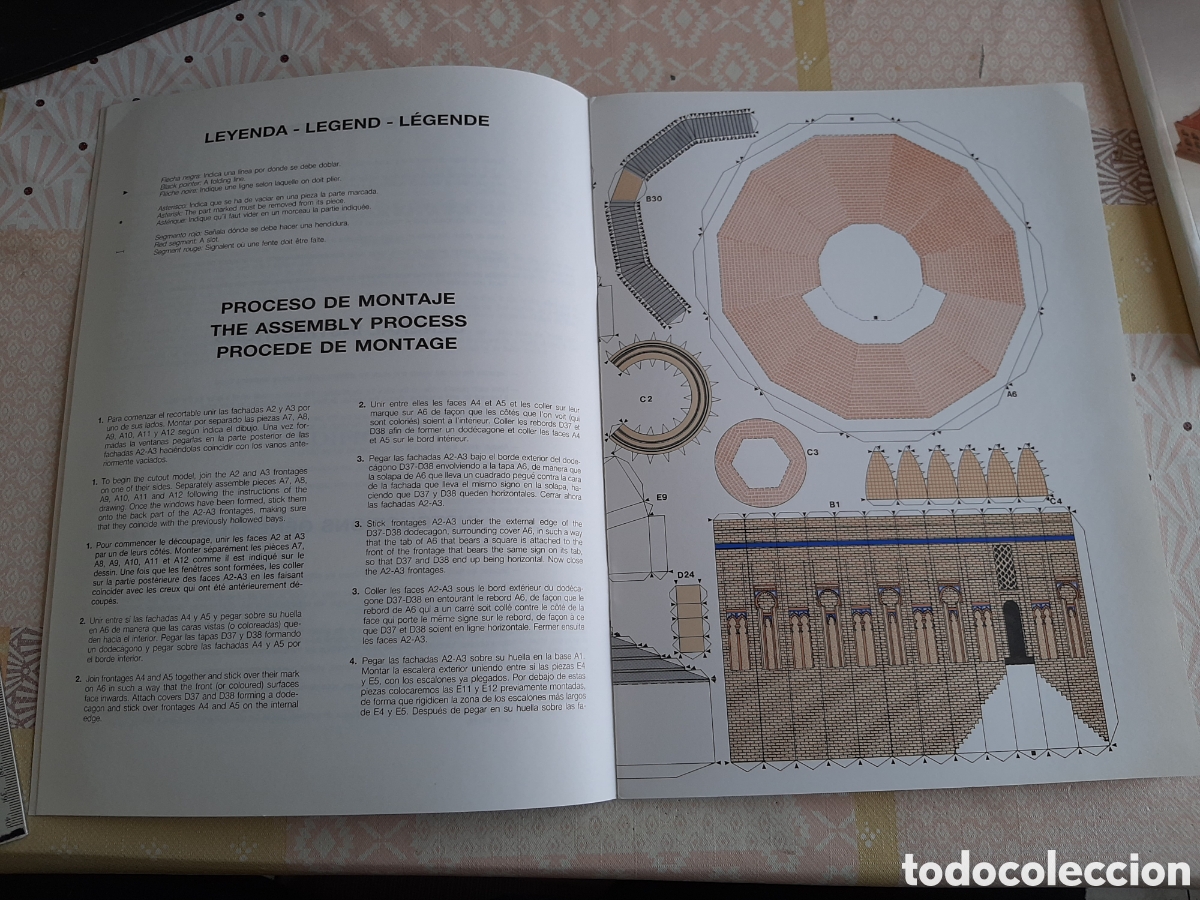 Coleccionismo recortables: Recortable Torre del Oro de Sevilla - Foto 2