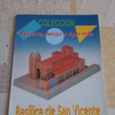 Coleccionismo Recortables: RECORTABLE BASÍLICA DE SAN VICENTE EN AVILA