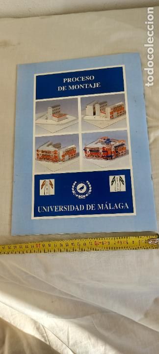 Coleccionismo recortables: RECORTABLE PARA MONTAR EL VIEJO EDIFICIO DE CORREOS. MALAGA. MAQUETA. CONSTRUCCI&Oacute;N - Foto 5