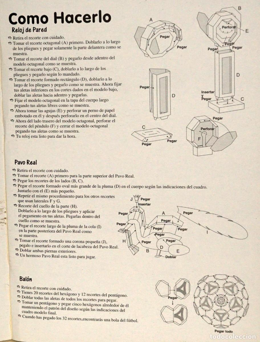 Coleccionismo recortables: LIBRO CON 6 MAQUETAS RECORTABLES ( TROQUELADAS ) - Foto 3
